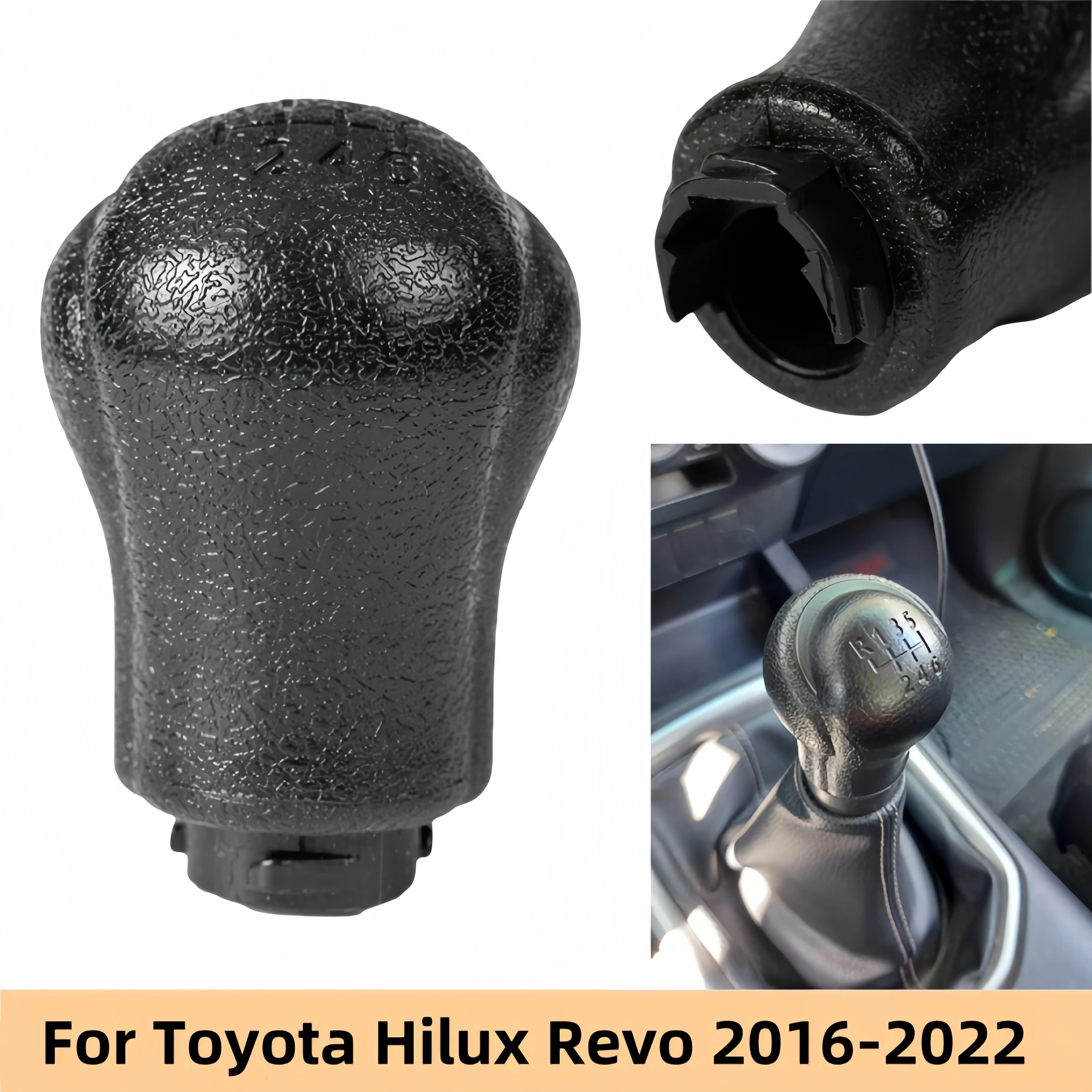 5/6 Speed Gear Shift Knob Shifter Lever For Toyota Hilux Revo 2016-2022 Car Accessories Interior Replacement Parts