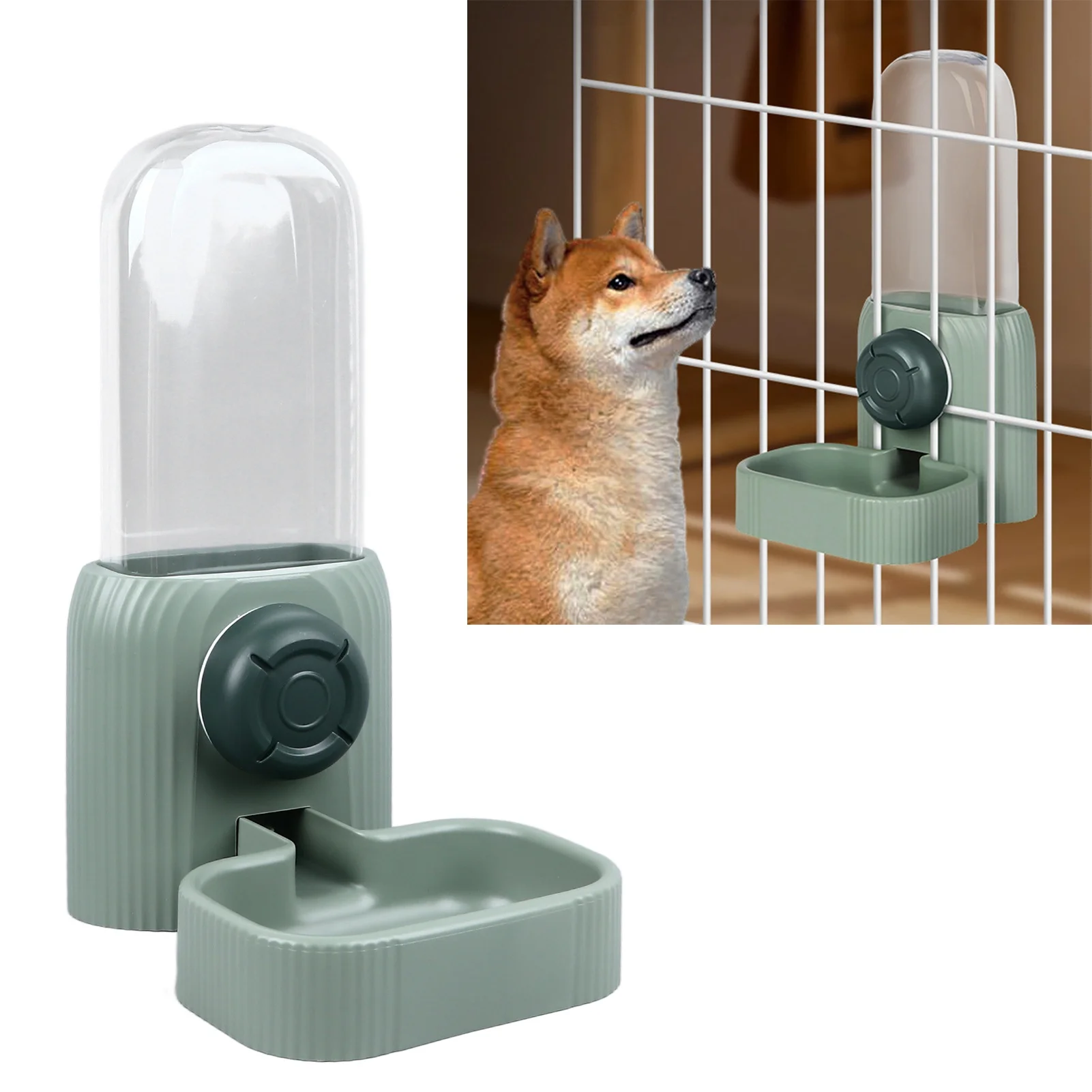 

Automatic Pet Water Dispenser Multipurpose Large Capacity Spill Proof Hanging Cage Dog Water Feeder For Dogs Cats Pets