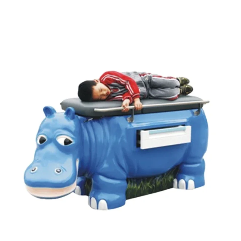 BT-EA015 Hospital Hippo Design Backrest Adjustable Medical Child Examination Diagnostic Bed for Pediatricians