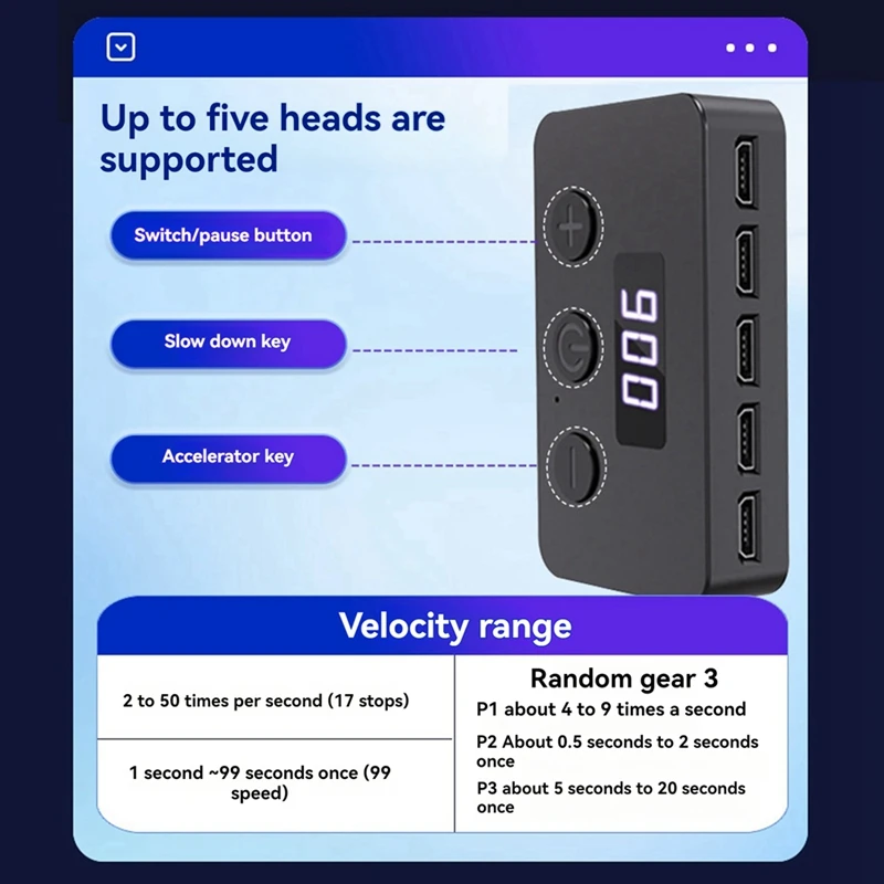 Clicker de pantalla Universal dedo simulado clic continuo dispositivo de clic automático adecuado para juegos transmisión en vivo como