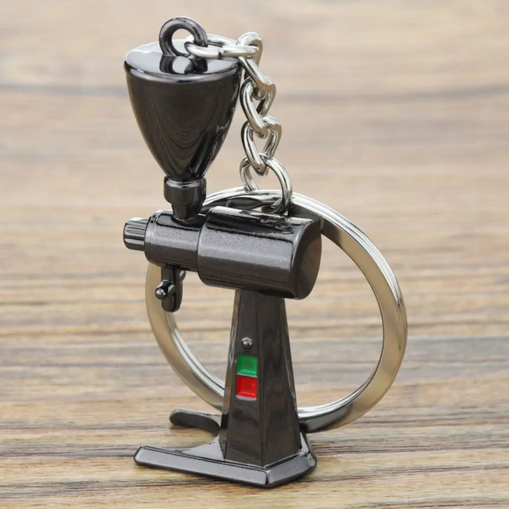 

Metal 3D Creative Coffee Keychain Mini Cute Coffee Handle Keyring Pitcher Accessories Moka Pitcher Keyring Barista Gift
