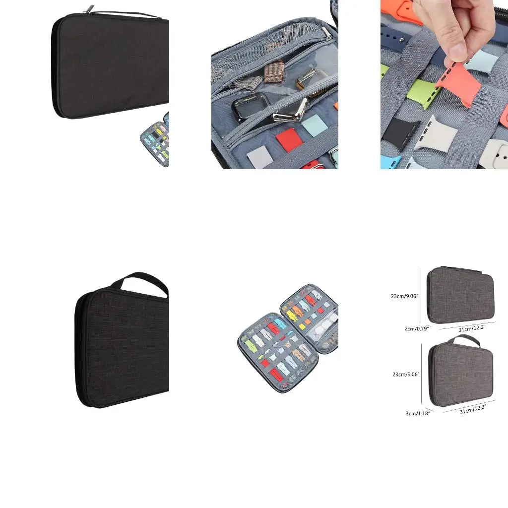 

Сумка-органайзер для хранения ремешков, дорожный ремень для переноски, чехол для Apple-W