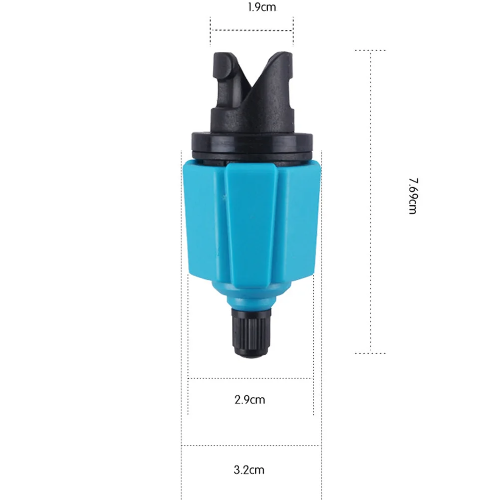 Pumpenadapter für aufblasbares Kajak, Boot, Luftventil-Konvertierungsanschluss, tragbar, wasserdicht, Design für Paddle Board, Aufpumpen, einfach
