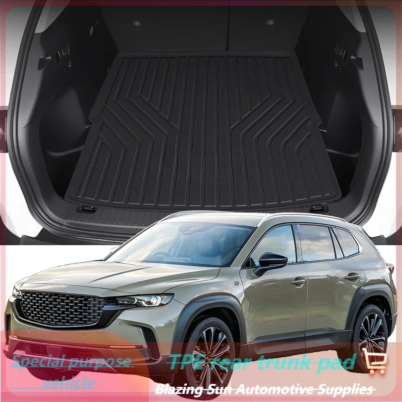 

Car Auto Rear Boot Cargo Liner Tray Trunk Mat Carpet for Mazda CX-50 2023-2024 Cushion Pad Carpet Pad Anti-dirty Anti-water