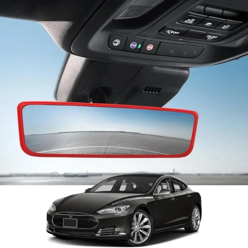 

Silicone Cover Decoration for Rearview Mirror Protection Frame for Model3/Y