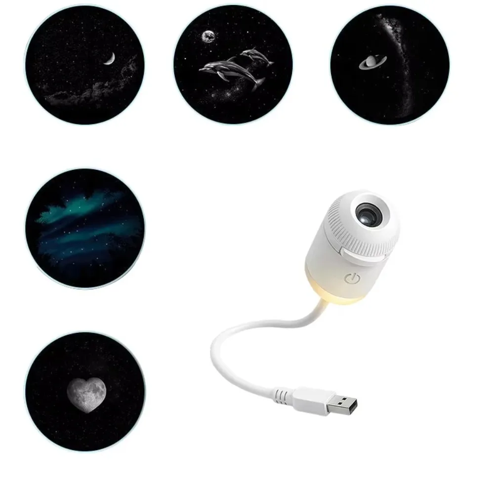 

Adjustable Brightness Galaxy Star Projector USB Powered Touch Control Starry Sky Projector Portable 360° Rotation