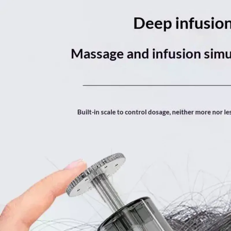 Scalp Foam Special Applicator Comb Mini Scalp Massage Brush Hair Oil Gel Guiding Combs Applicator Bottle Massager Hair Care Tool