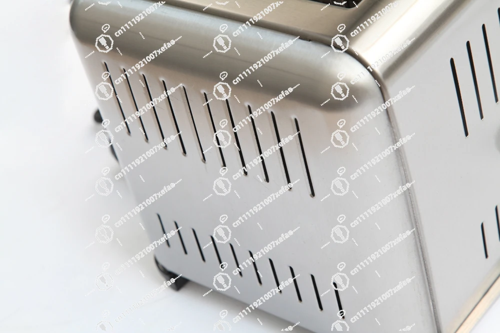 Household stainless steel electric bread toaster 4-piece set