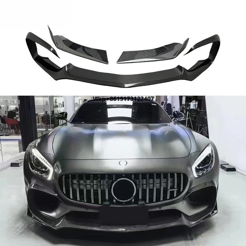 

Высококачественная карбоновая накладка на передний бампер в стиле R для GT GTS