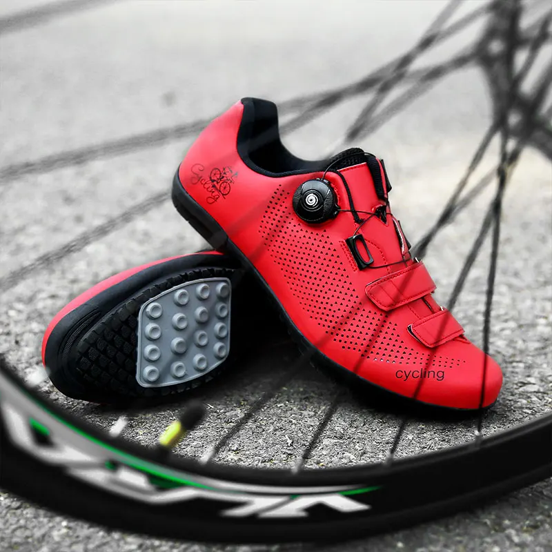 

cycling shoe MTB Flat pedal bicycle shoes clit Man cleats shoes bicycle Mountain Bike Shoe Racing Lock Footwear Cycling sneaker