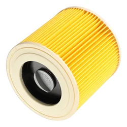 1pcs Cartridge Filters For Karcher MV2 WD2.200 WD3.500 A2504 A2654 Etc. Household Appliances Vacuum Cleaner Accessories