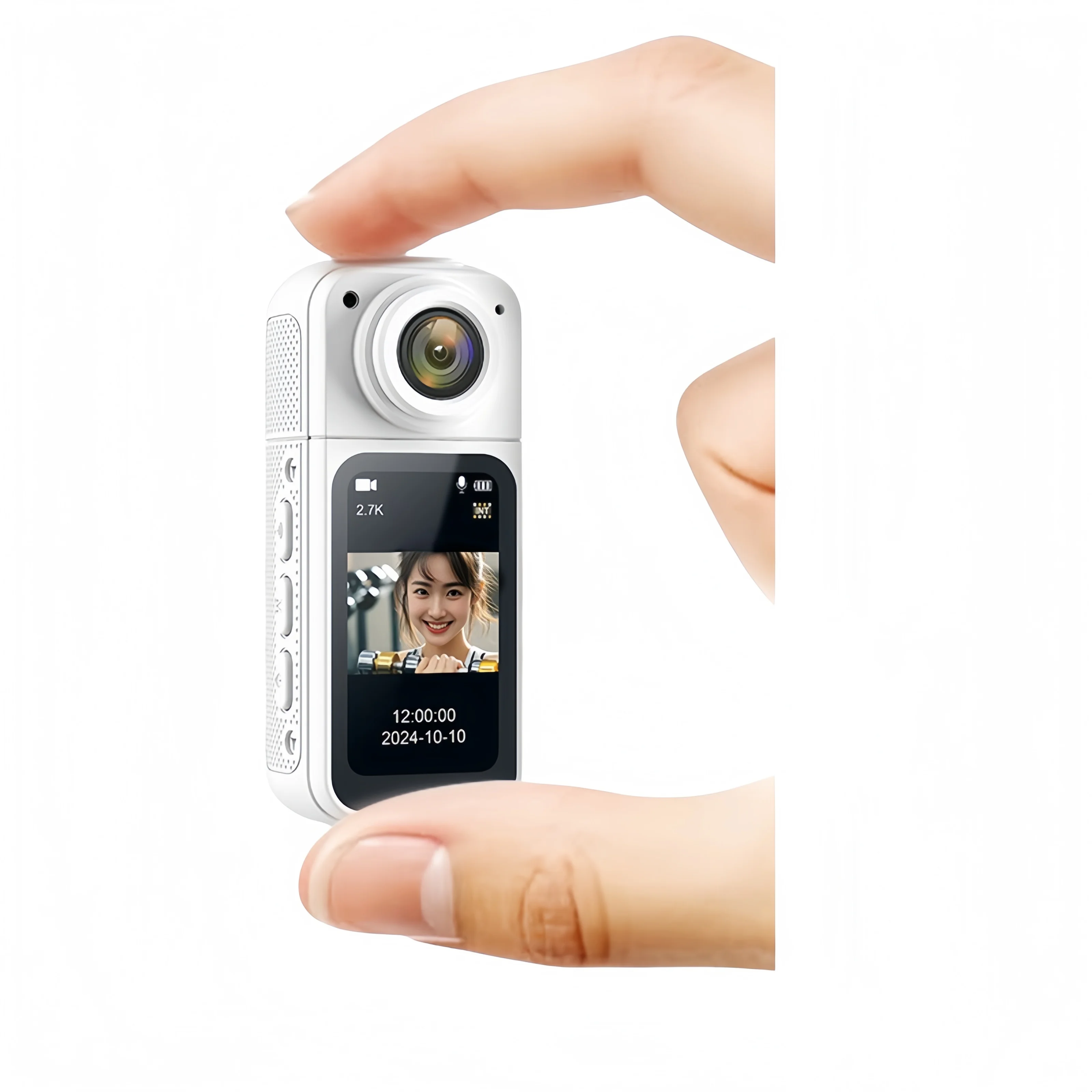 

Горячая продажа S70 Thumb Sport 1080P HD 180 ° Вращающийся водонепроницаемый антивибрационный видеоблог на открытом воздухе Магнитный магнитный экшн-спорт