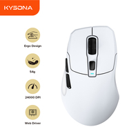KYSONA Uranus SE  Wireless Mouse PAW3311 Sensor 54g lightweight 1000Hz Polling Bluetooth Tri-mode Connection Macro Gaming Mouse