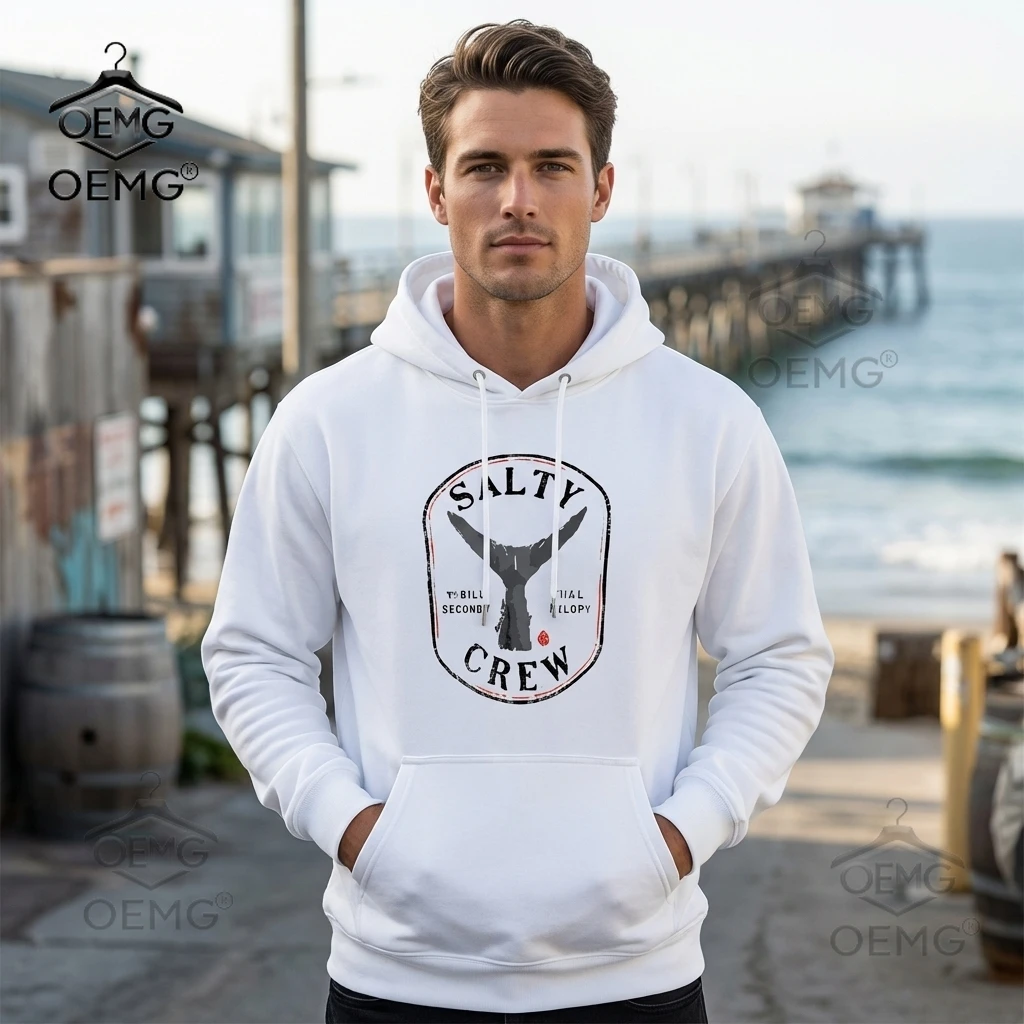 

Men's Soft Hoodie in Premium with Chest Print – Relaxed Oversized for Streetwear Layering Casual Outings and All-Day Comfort