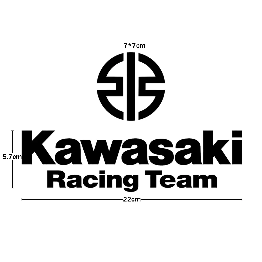 Kawasaki Sticker Car Sticker Motorcycle Ninja400 Modified Decorative Reflective Waterproof Kawasaki Print Fuel Tank Decal