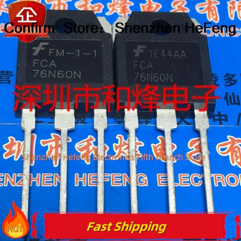 

10PCS/LOT FCA76N60N TO-3P 600V 76A Transistors Quality