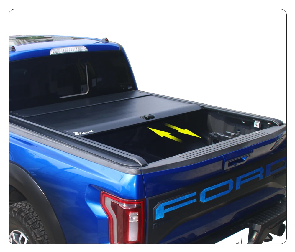 Zolionwil Water Resistant Truck Parts Aluminum Rear Bed Cover for PICK UP NISSAN TITAN XD NAVARA RICH