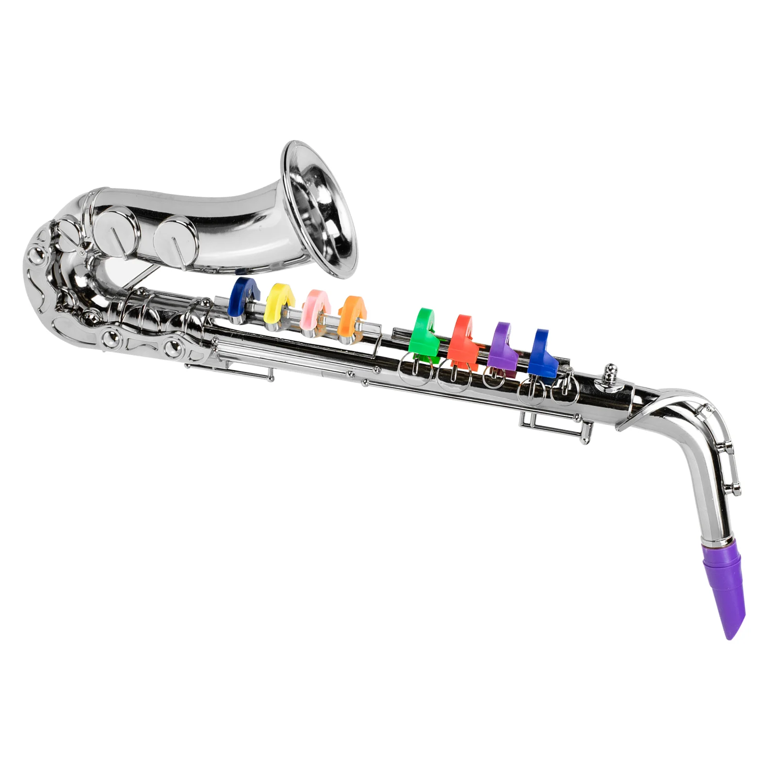 Sax brinquedo crianças saxofone palco desempenho prop instrumento musical crianças brinquedos portátil