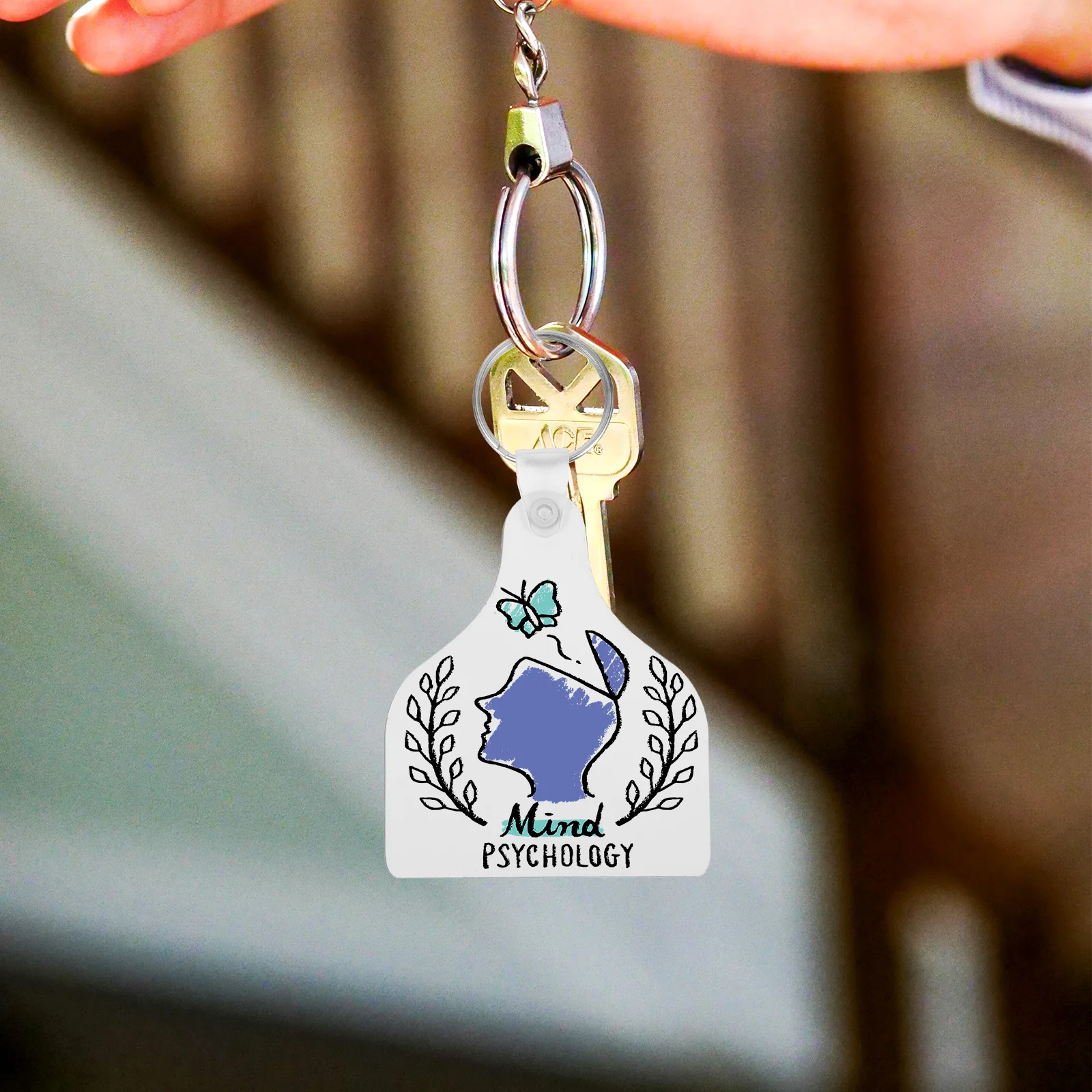 

Heat Transfer Sublimation 20 Sets Plastic Diy Pendant Key Chain Diy Key Chain Pendant Jewelry Accessories Craft Gift