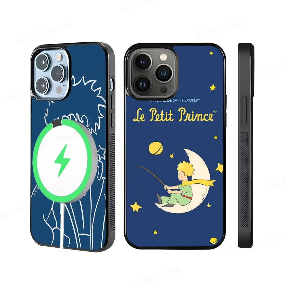 

Little P-Prince Magnetic Case For IPhone 17 16 14 13 12 11 15 Pro Max Plus Wireless Charge Phone Cover