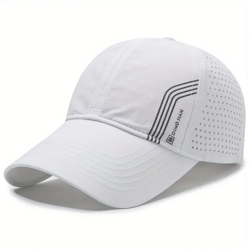 

Breathable Lightweight Quick-Dry Baseball Cap - Wide Brim, Adjustable, Sun Protection, Mesh Back for Outdoor Sports & Travel