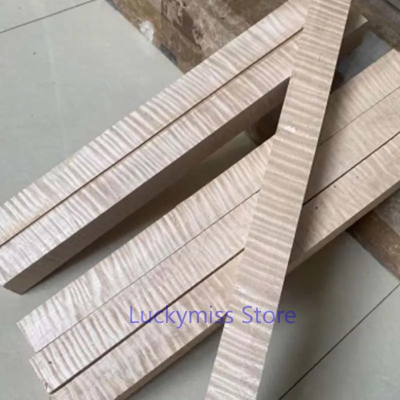 Natural Canadian Tiger Stripe Hard Maple Wood Blanks Maple Wood Blocks for Cue Butt Premium & Bulk DIY Wood Crafts Raw Material