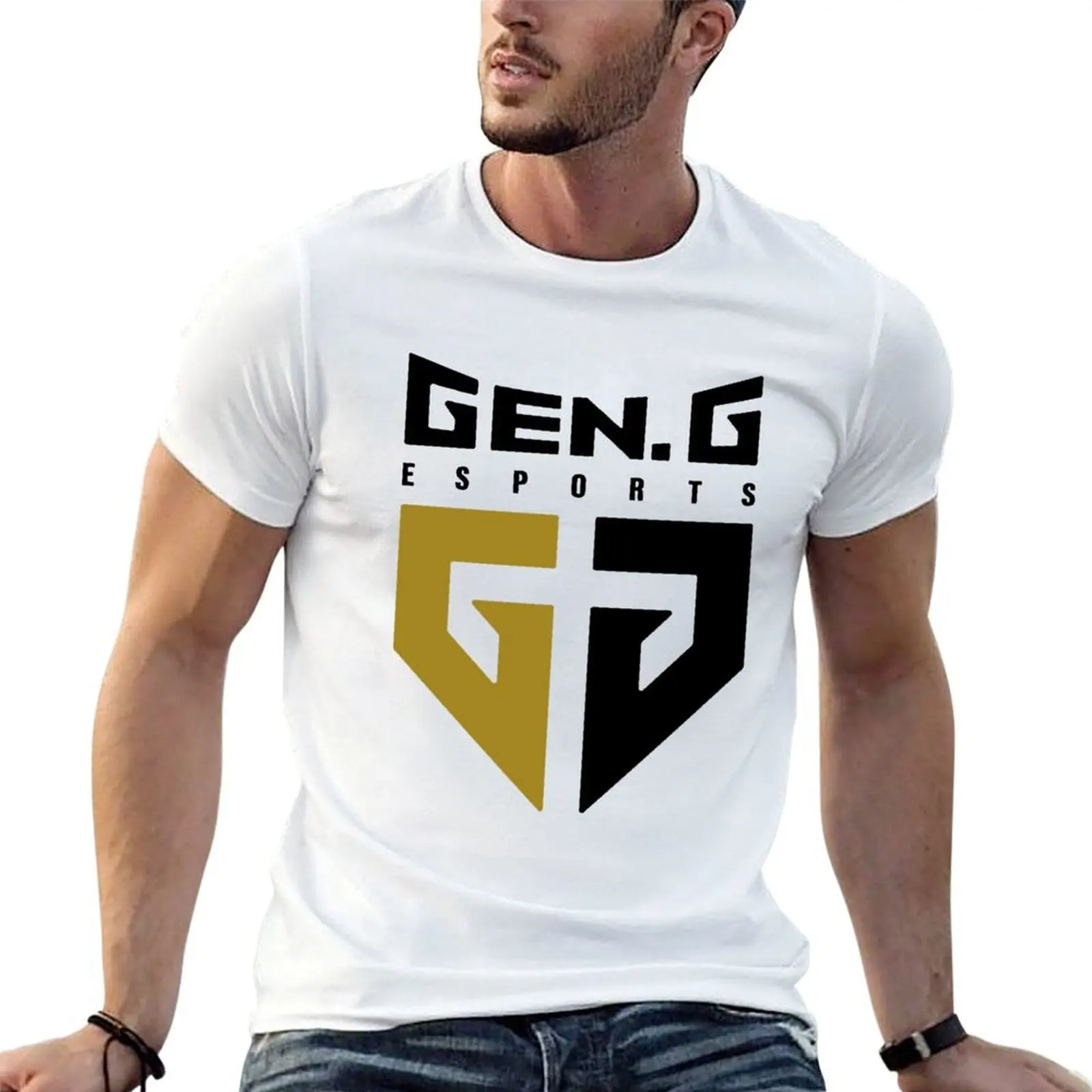 

Gen.G Logo T-Shirt t shirts for man graphic vintage cotton tshirt 100% man t shirt luxury T-shirt