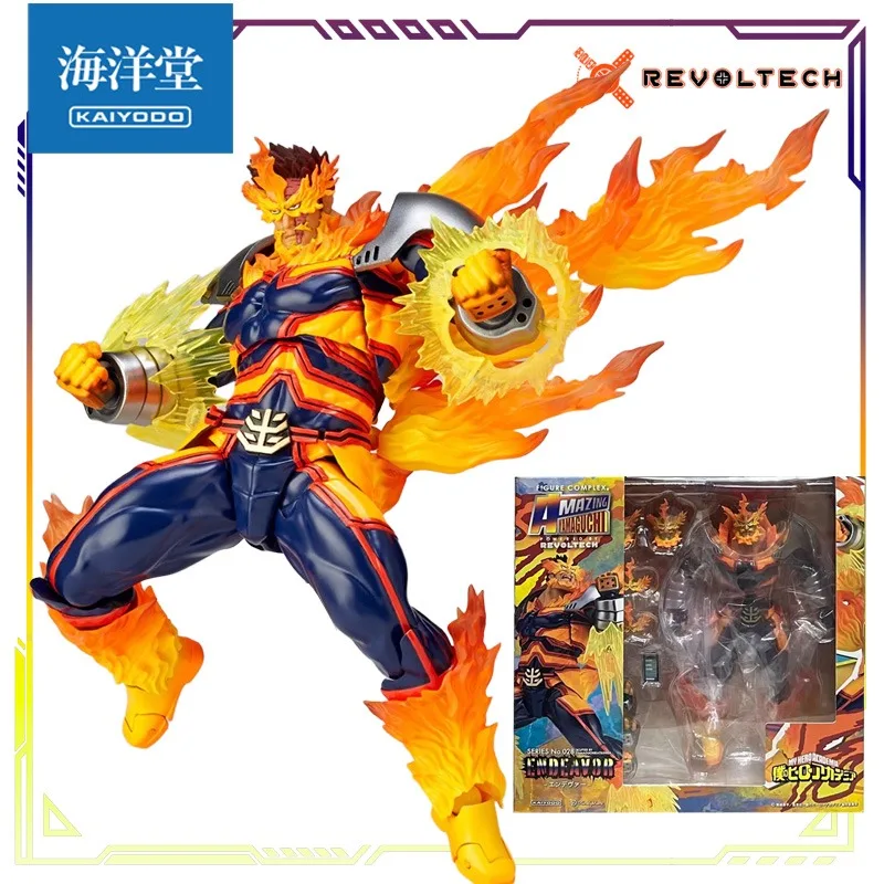 Kaiyodo Original AMAZING YAMAGUCHI My Hero Academy 시리즈 Andeer 액션 피규어 모델 장난감 움직일 수있는 모델 장식품 소년을위한 선물