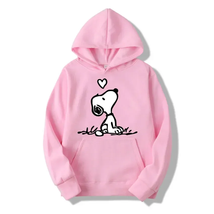 American Cartoon Comics Snoopy Hoodie Kids Boys Girls Pullover Tops Spring Autumn Children Casual Couple Sweatshirt Clothing