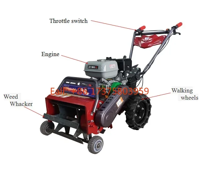 Easy-to-use multifunctional lawn mower Zong-shen engine lawn mower