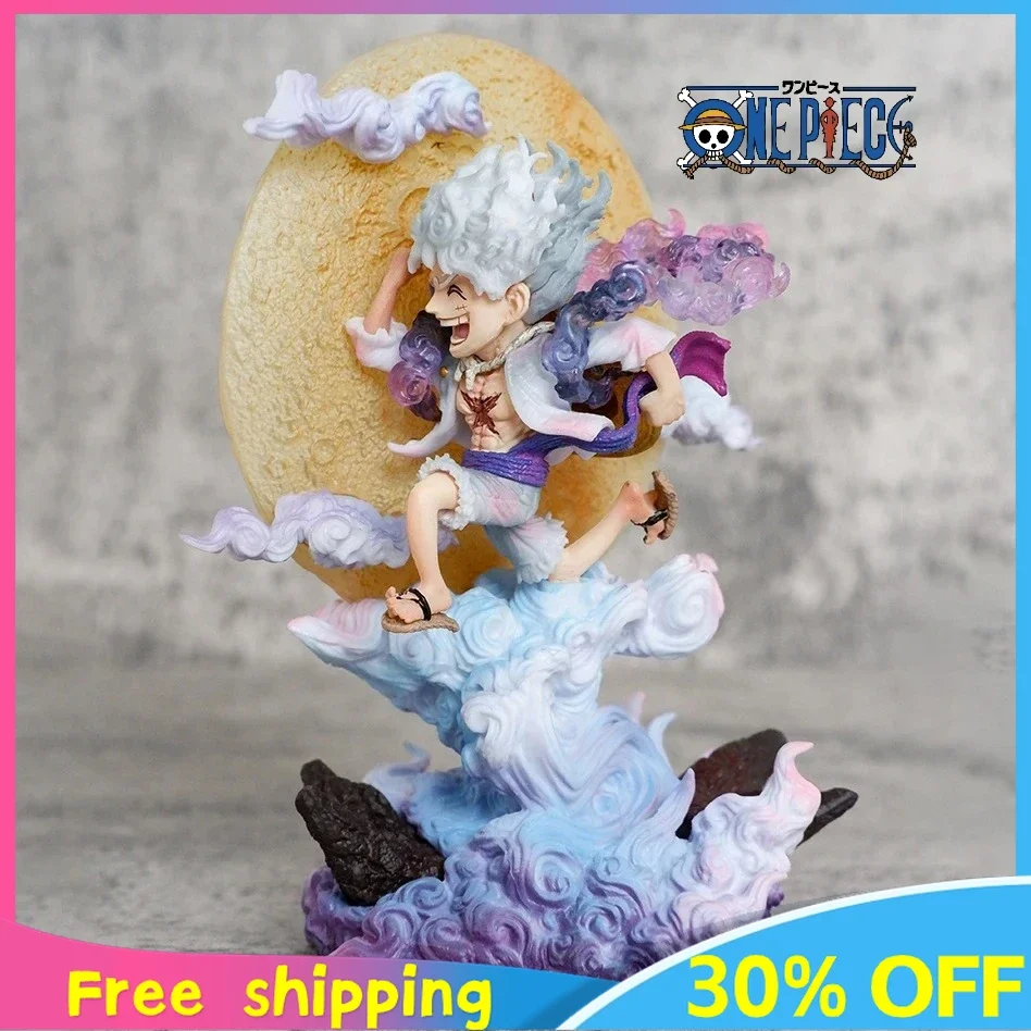 

14cm ONE PIECE Anime Figure Luffy Gear 5 Nika Luffy Glow Collection Ornaments Action Figure Statue Pvc Model statue Gift Toy Kid