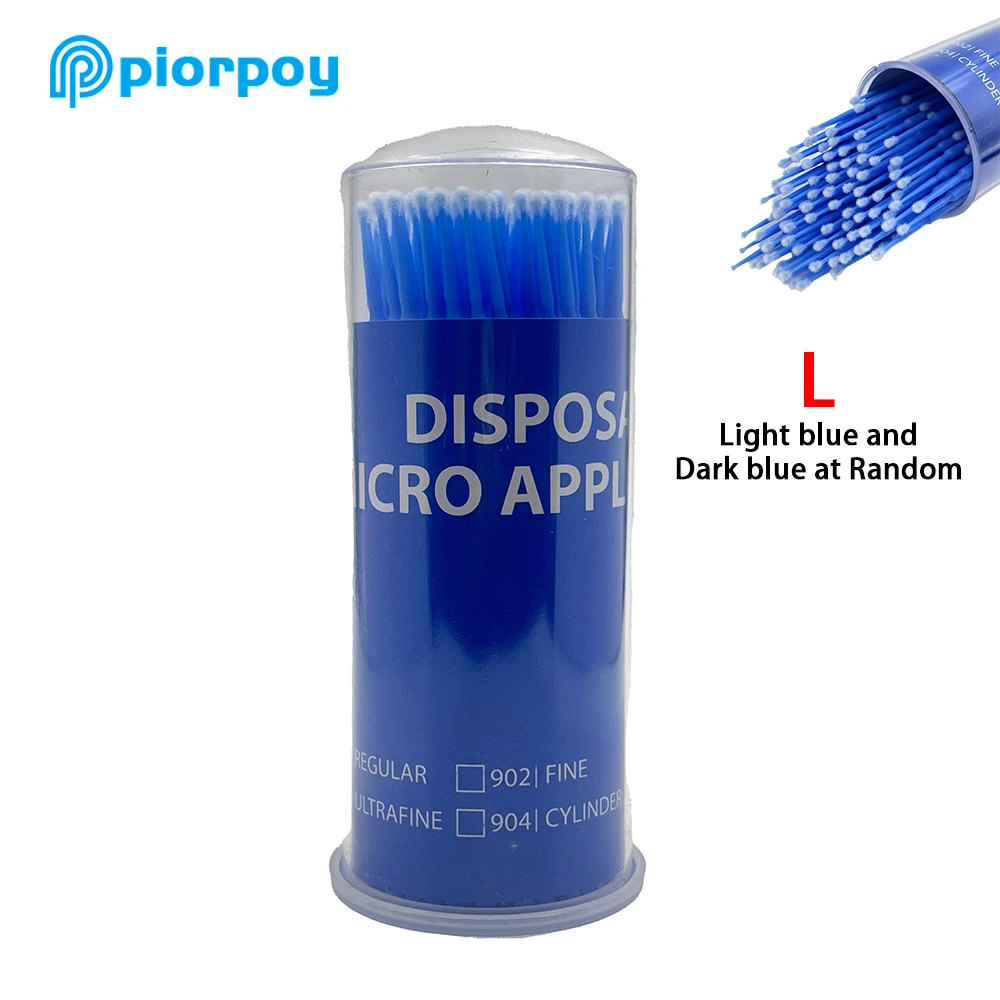 GULPOOE Wegwerp Micro Borstel Tandheelkundige Micro Borstel Applicators Buigbare Lange Schacht Tandheelkunde Orale Tanden Whitening Extension Tool