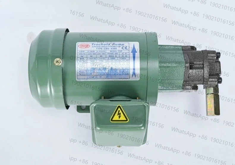 

TOP10A Lubricating Oil Pump Triangular Cycloidal Pump for WYPP 190W Small Motor Electric Oil Extraction Gear Pump