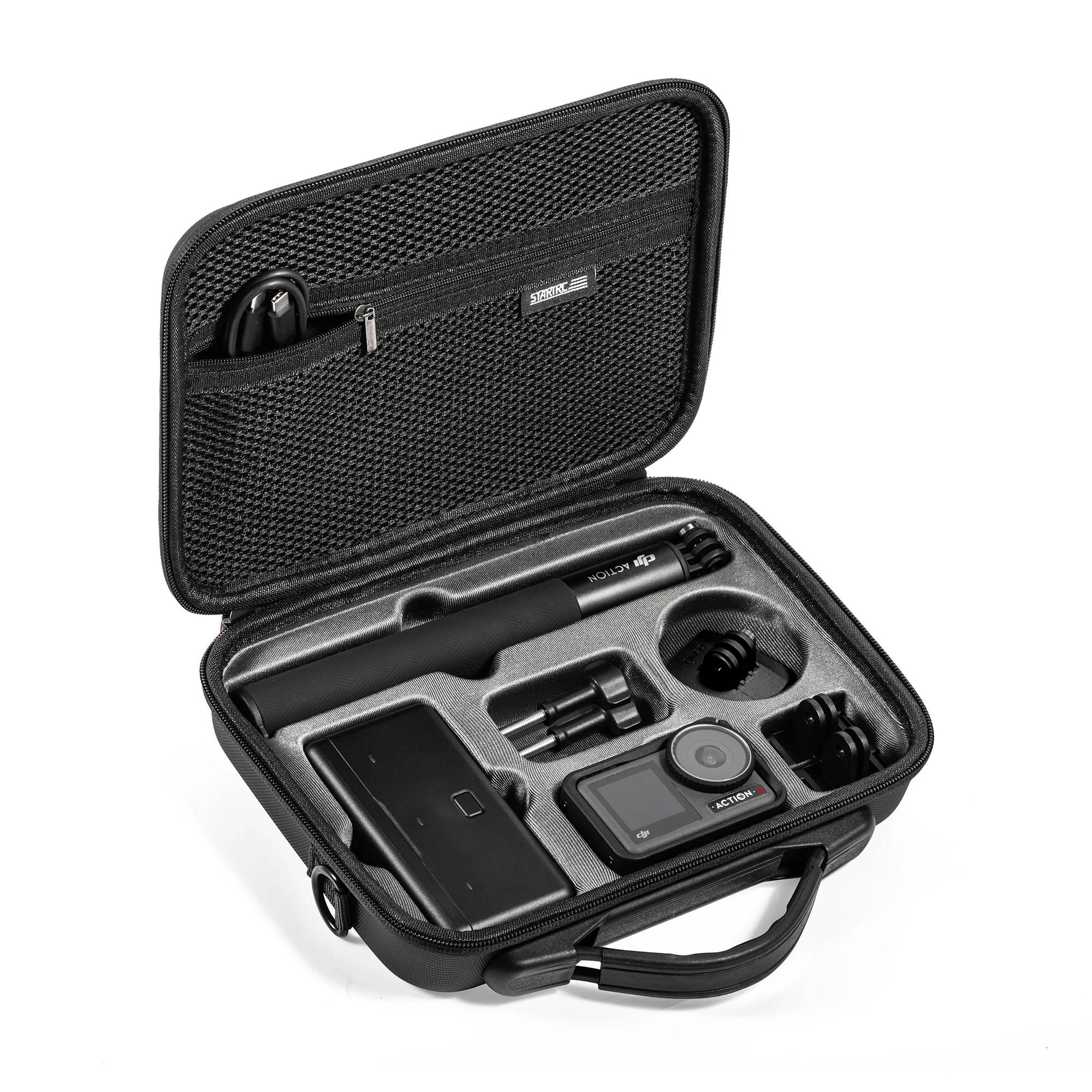 

Storage Case Waterproof Carrying Bag Nylon for DJI Action 4 Sports Camera Accessories Handle Bag For DJI Action 5pro