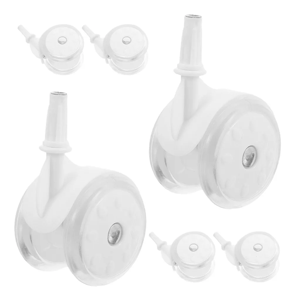 

6pcs Baby Walker Wheels 360° Rotation Silent Anti-Slip Universal Replacement Caster Wheels For Stroller Pushchair Cart Cycling