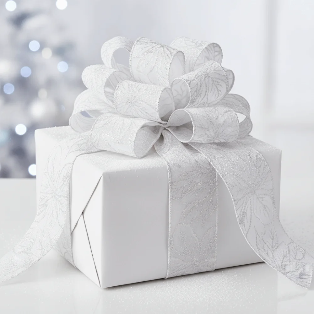 Cinta de encaje bordada con fl - Embroidery Xmas Decorations reseña y precio