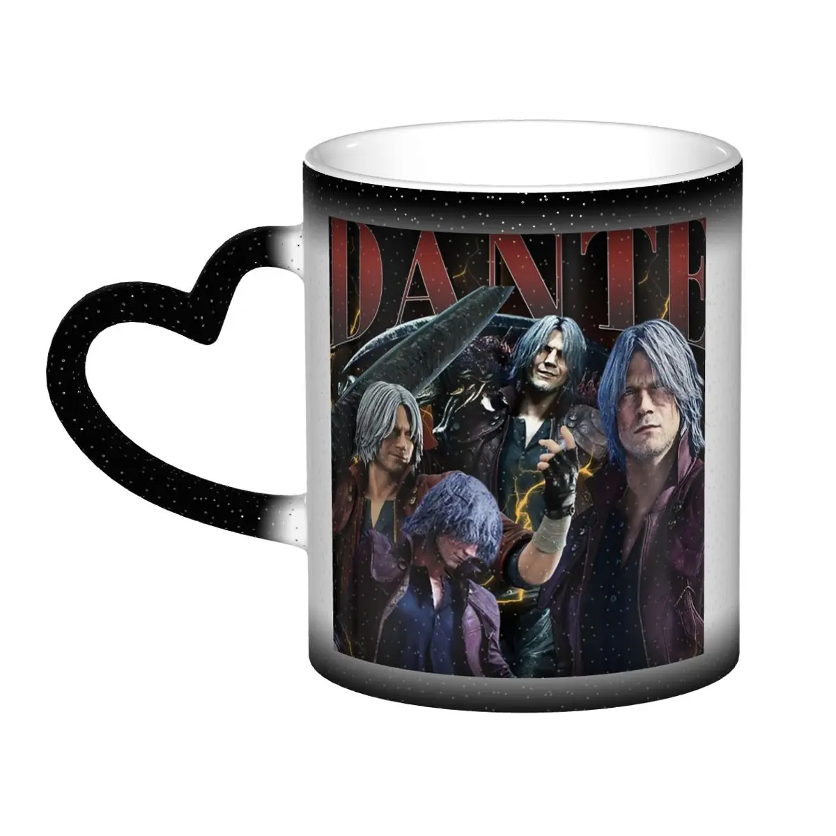 

Ограниченная кружка Dante Devil May Cry, забавные керамические кофейные чашки, чайные кружки, чашка для молока, посуда для напитков, подарки для женщин и мужчин