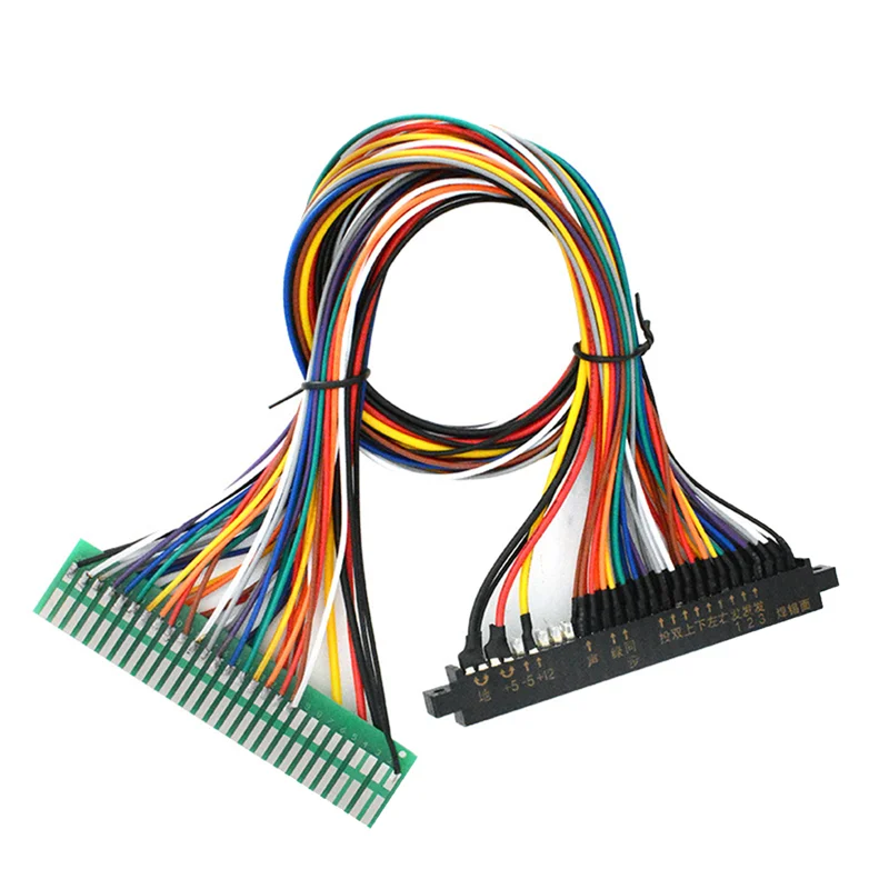 A99T28Pin Jamma Extension Cable Arcade Game Machine Jamma Harness Connectors Gold Finger for Arcade Game Parts Coin Operator