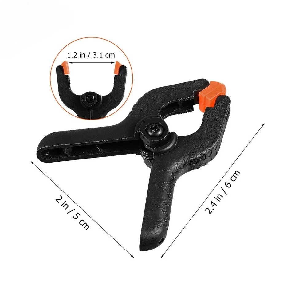 Grampos de mola de plástico resistente para fundo musselina lona papel chromakey clipe de tela photo studio ferramenta carpinteiro