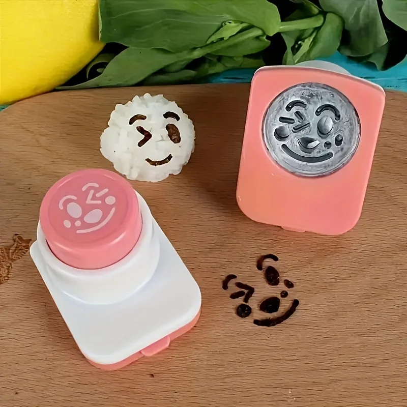 Seaweed Punch Embossing Machine,Smile Face Rice Ball Mold,DIY Sushi Tool,For Lunch Box Bento Box Decorating,Kitchen Gadgets