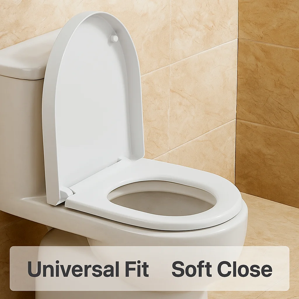 

Сиденье для унитаза. Ярко-белое сиденье и крышка для унитаза – эргономичный комфорт, простая установка, минималистичное обновление.