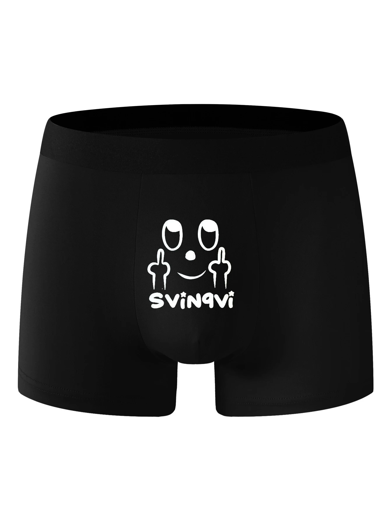 

2025 Fashionable men's printed underwear, breathable and comfortable, summer ice silk four-corner shorts