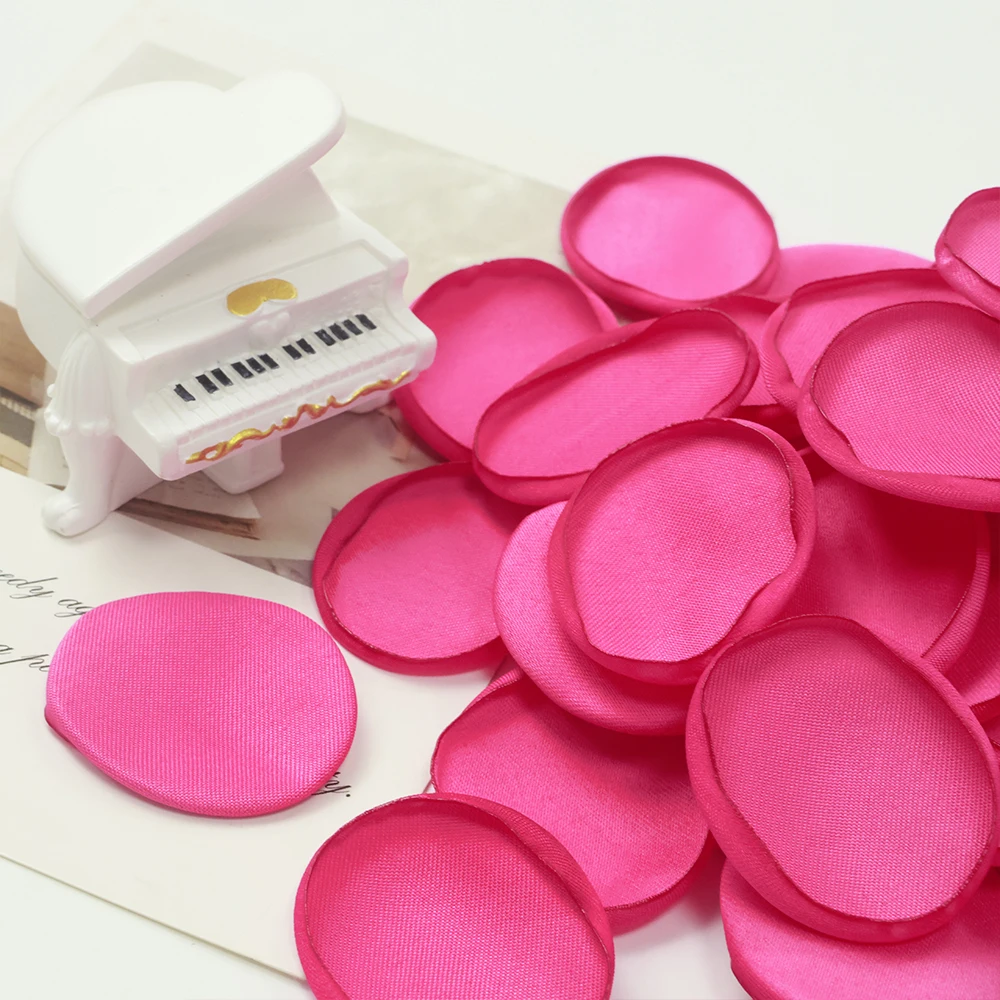 

100pcs Rose Petals High-Saturation Wedding Petals Decorations & Supplies Marriage Party Festival Props Silk Petals