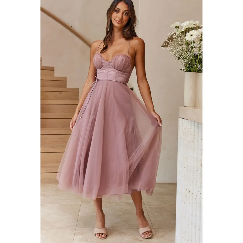 Supernatural Sweet Dress Beach Vacation Hainan Maldives Paradise Island Sand Dress Ocean View Prom Gowns