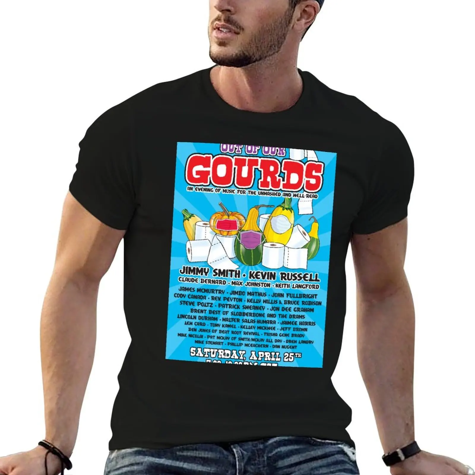 

Out of Our Gourds Pandemic Concert Souvenir T-Shirt anime t shirts for man mens graphic t shirts T-Shirt