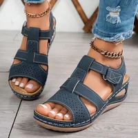 2026 Summer Women Wedge Sandals Premium Orthopedic Open Toe Sandals Vintage Anti-slip Casual Shoes Female Platform Retro Sandals - Image 3