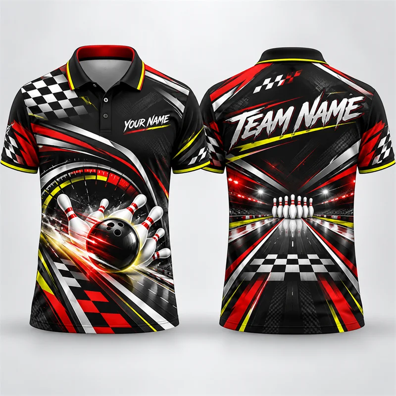 Personalized Bowling Polo Shir - đánh giá và giá Short Sleeve Bowling Shirt Retro
