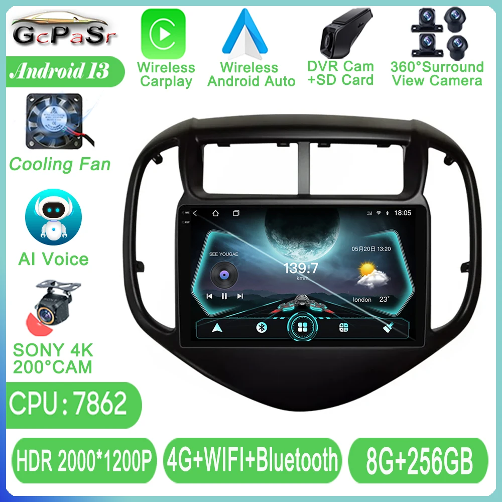 

Android Auto For Chevrolet Aveo Sonic 2017 - 2021 Multimedia Car Radio Monitor Player Autoradio GPS Navigation Stereo Carplay BT