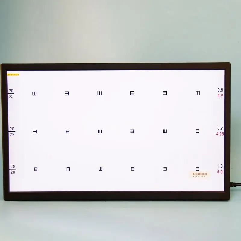High quality LCD Vision Chart Screen Projector Vision Chart Auto Visual Acuity System With 15 Types Functional Visual Standards