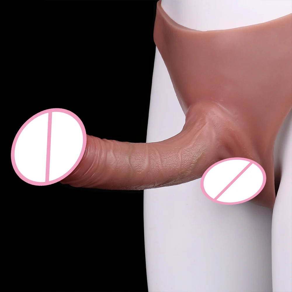 SXXY ألعاب جنسية يمكن ارتداؤها كم مجوف حزام دسار واقعي على تسخير القضيب موسع منتجات BDSM للرجال تأخير القذف